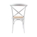 Contemporary White Birch Timber Dining Chair with Artisan Detailing
