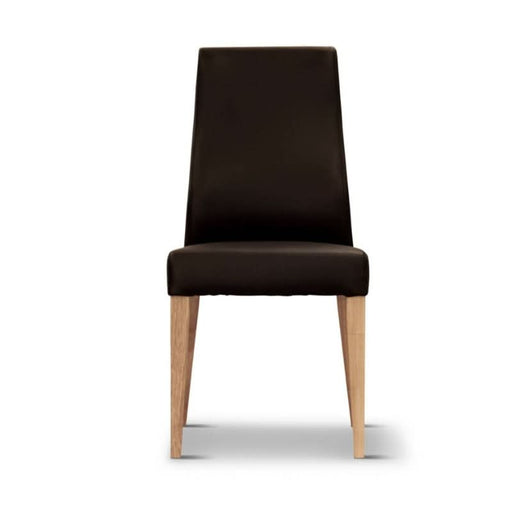 Modern Black PU Leather Dining Chair for Stylish Interiors