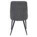 Stylish Grey Polka Charm Chair with Durable Polyester Upholstery