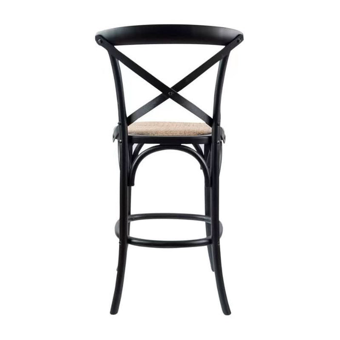 Classic Elegance in a Black Bar Stool Blending Tradition with Modern Appeal