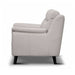  Elegance of the Georgia 2-Seater Lounge, Silver - Side View
