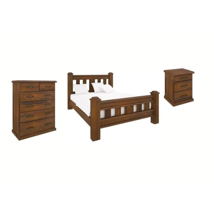 Elevate Your Bedroom Aesthetic with Jamaica's Luxury Queen Bed & Tallboy Kit