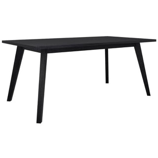 Chic Acacia Ella Dining Table with Brushed Gold Accents