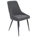 Minimalist Polka Charm Grey Chair to Match a Variety of Dining Tables