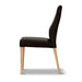 Elegant Black Faux Leather Dining Seat - Highland Chair Design