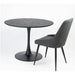 Polka Charm's Trendy Grey Fabric Chair for Timeless Dining Room Decor
