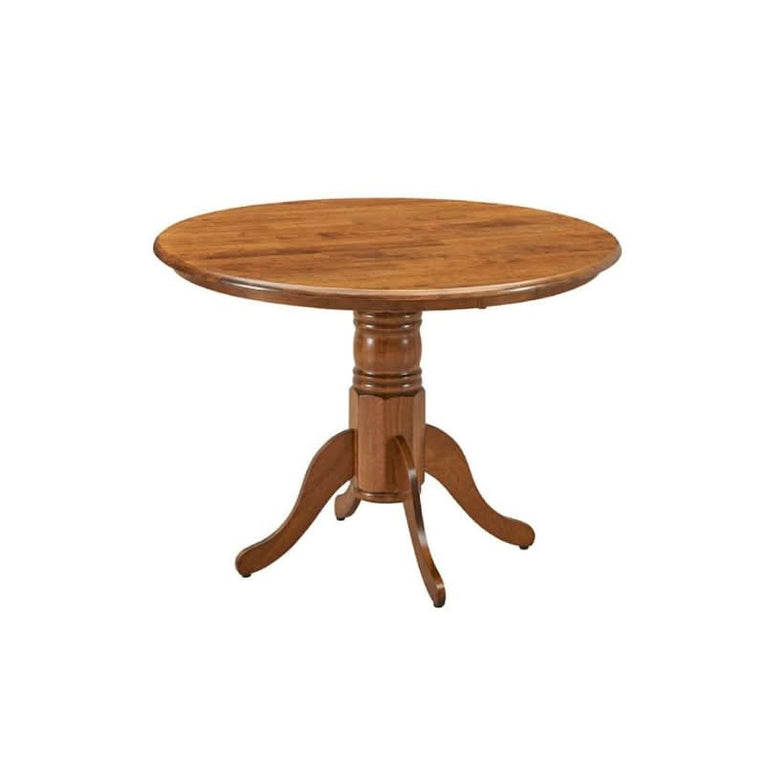 Mackay Regal Round Dining Table in walnut finish — timber dining tables Australia