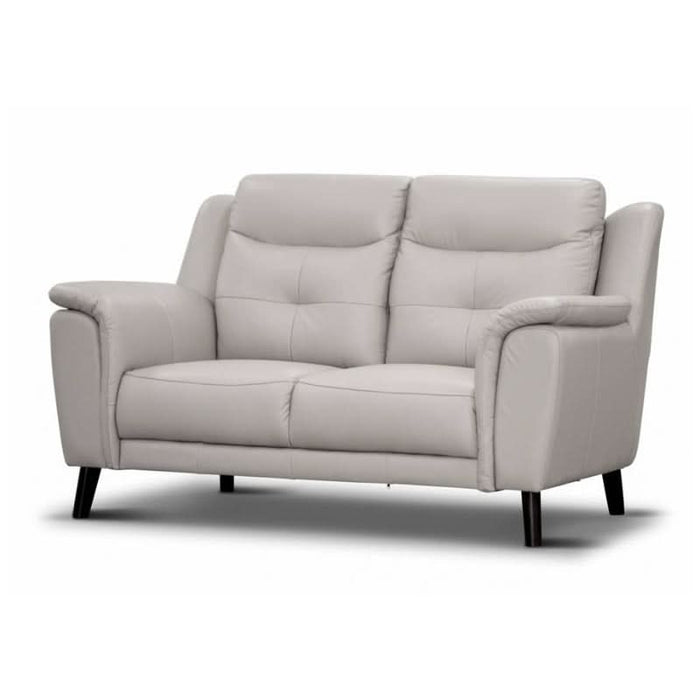 Embrace Modern Elegance with the Georgia Silver 2-Seater Lounge
