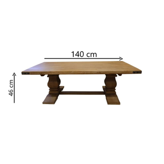 Utah Coffee Table: Where Elegance Meets Rustic Charm-Honey Wash Dimensions