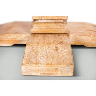 Utah Round Dining Table in Honey Wash Legs Close-up