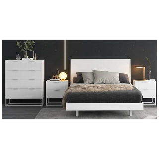 Arlington White 4-Drawer Tallboy