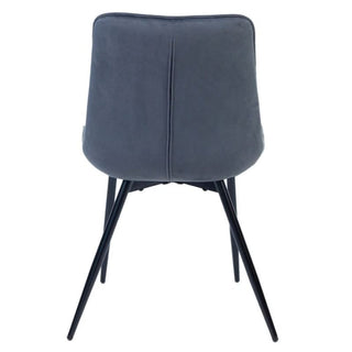 VI Giselle Velvet Upholstered Dining Chair Back Profile
