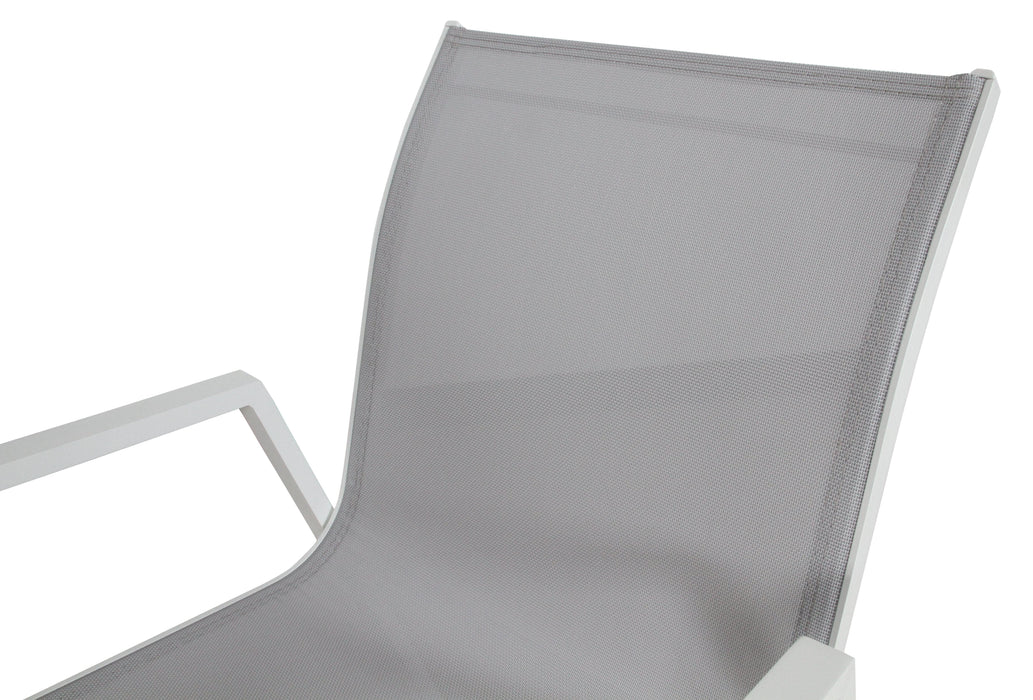 Icaria White Ensemble - Extendable Outdoor 13 Piece Dining Table & Chair Set - Shopica Pty Ltd
