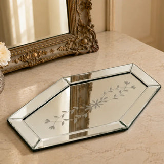 Venetian Mirror Plate On a Dressing Table
