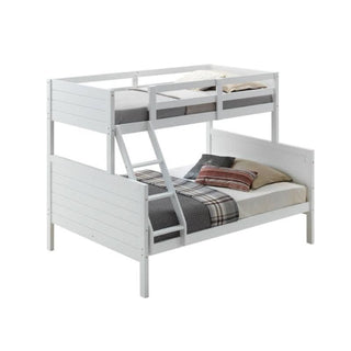 Welling Single Over Double Bunk Bed in Classic White