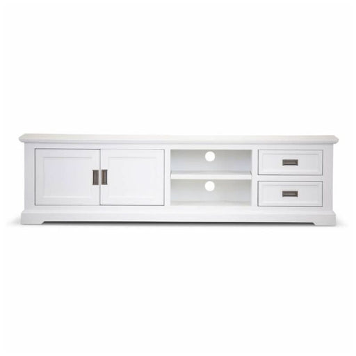 White Acacia Coastal TV Entertainment Unit