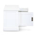 White Acacia Coastal TV Entertainment Unit Open Drawers