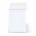 White Acacia Coastal TV Entertainment Unit Side Profile