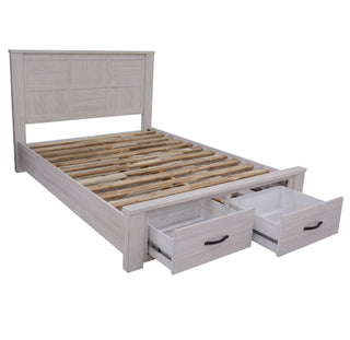 Whitewash Florida Bed Side Profile
