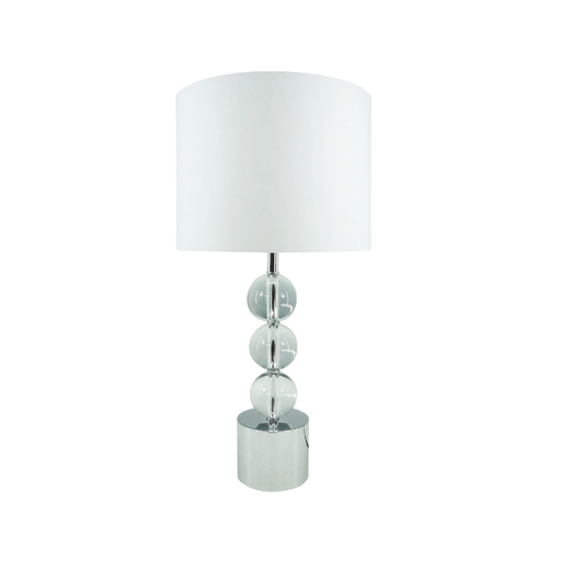 Windsor Crystal Table Lamp Silver