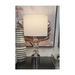 Windsor Crystal Table Lamp Silver Turned On