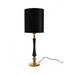 Windsor Gold Table Lamp – tall black and gold table lamp with aluminium base and cylindrical shade.