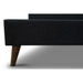 Yulara Charcoal Bed legs