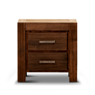Zurich 4 Piece Set Walnut Bedside Table