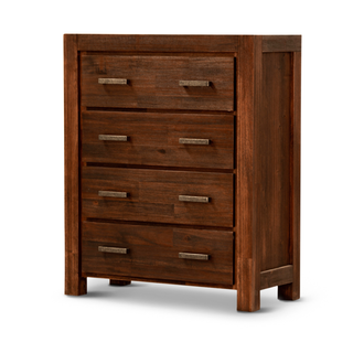 Zurich 4 Piece Set Walnut Tallboy