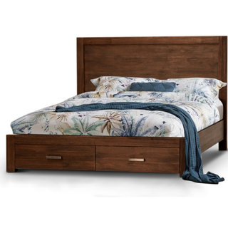 Zurich 4 Piece Walnut Bed