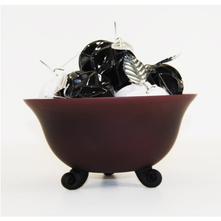 mauve Glass Bowl