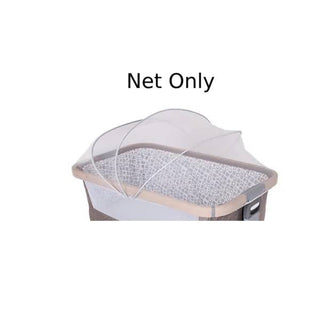 Transparent mosquito net cover for bassinet or crib, lightweight insect protection