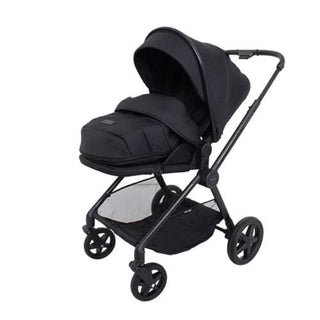 Love N Care Phantom Stroller Black Footmuff On Stroller Side Profile