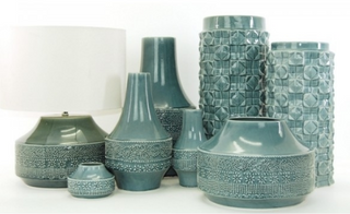 turquoise Modateal Vase set