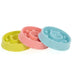 Elegant heart design pet bowl promoting healthy eating habits.