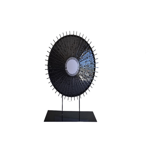 Eternal Harmony: Circle Metal Sculpture Decorative Ornament - Shopica Pty Ltd
