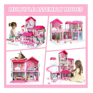 4-Level Grand Mansion Dream House Assembly Modes