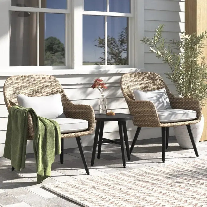 3 Piece Outdoor Patio Furniture Set