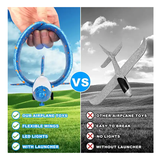 Airplane Launcher Foam Glider Trio Comparison