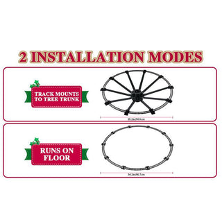 Classical Musical Christmas Tree Train Modes
