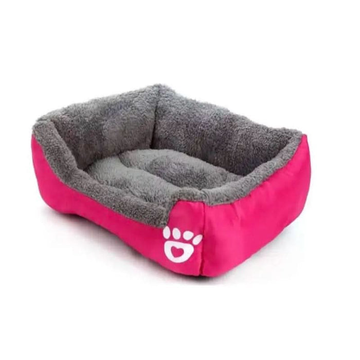 Dreamy Pink Plush Luxe Pet Princess Bed Side Profile