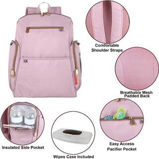 Fisher Price Gemma Nappy Pink Backpack Details
