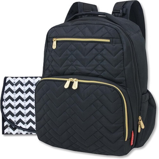 Fisher Price Morgan Nappy Black Backpack