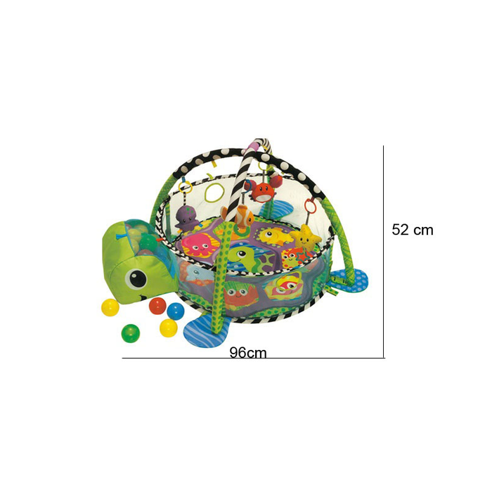 Soft Turtle Baby Play Mat: Your 3-in-1 Haven of Fun Dimensions