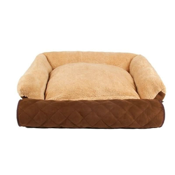 Ultra Soft Pet Bed Sofa Cushion Folded